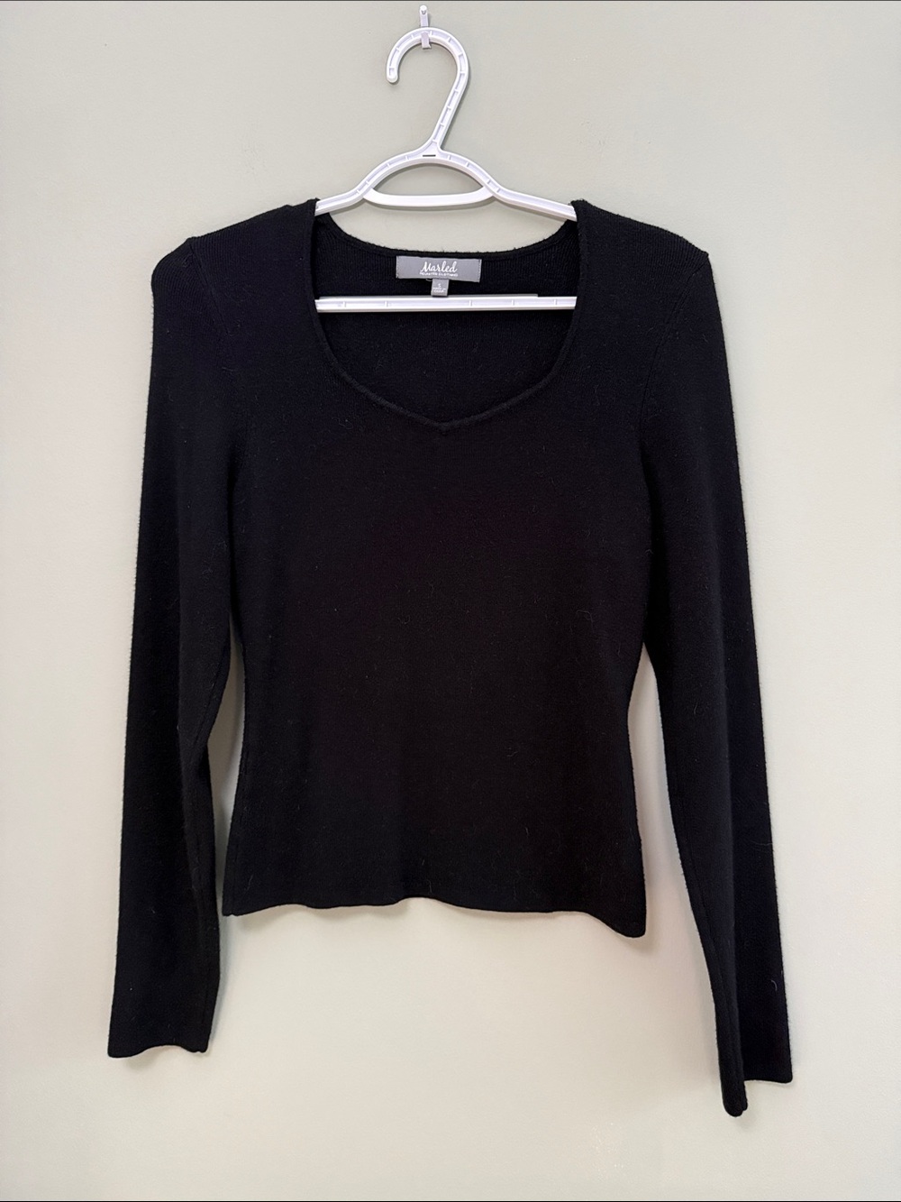 Black Knit Long Sleeve